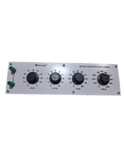 DECADE RESISTANCE BOX 4 DIAL